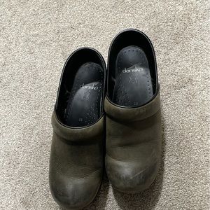 Mossy Green Dansko Clog